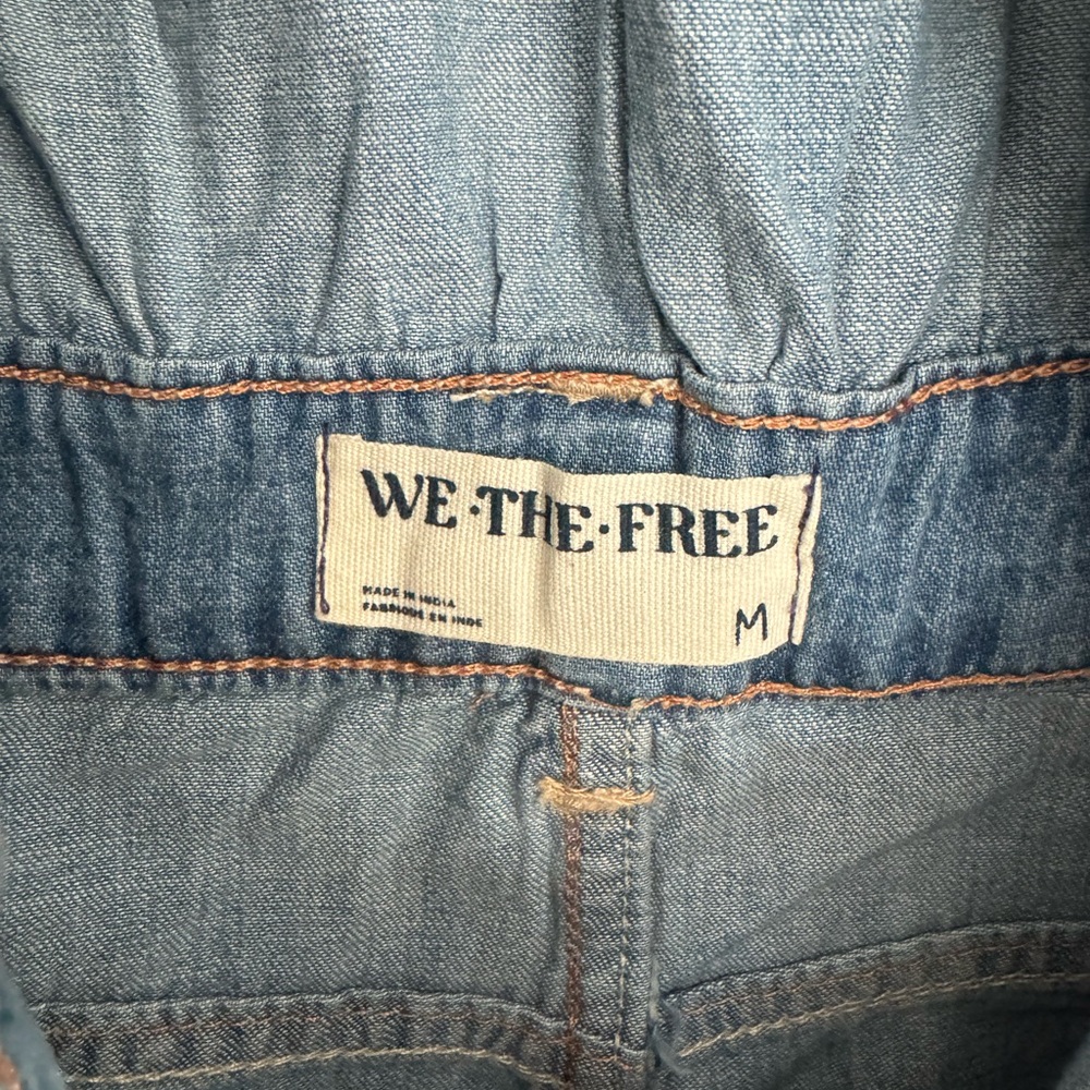 Free People Blue Denim Romper - Picture 6 of 6